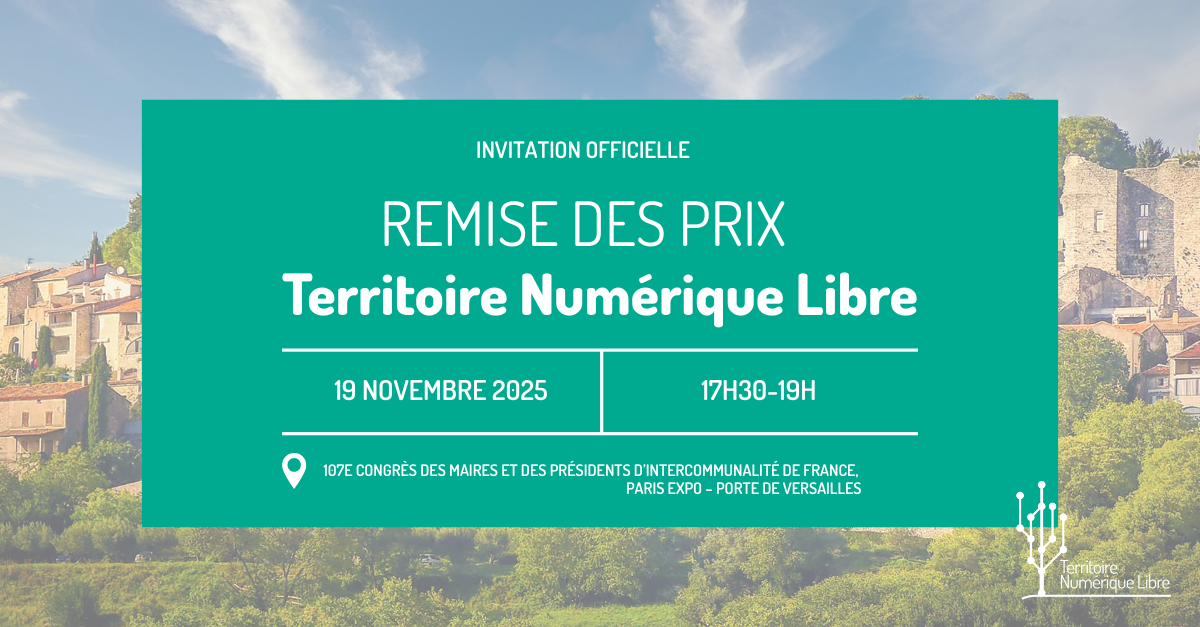 Remise des Prix Territoires Numériques Libres 2025